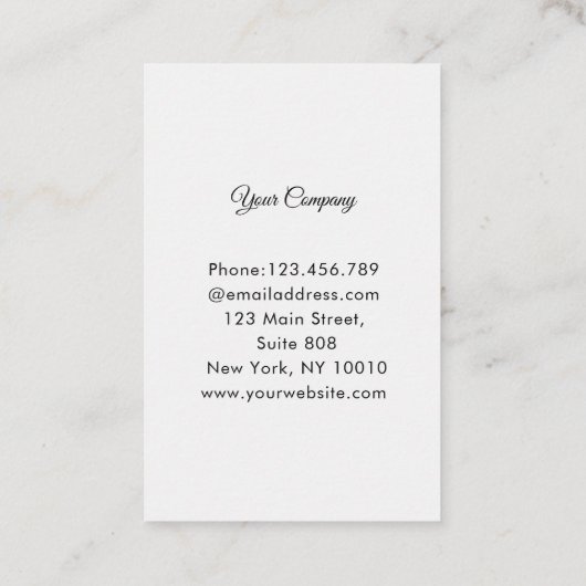 Moderne Friseur Visitenkarte Visitekaartje (Achterkant)