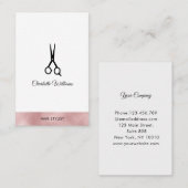 Moderne Friseur Visitenkarte Visitekaartje (Voorkant / Achterkant)