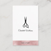 Moderne Friseur Visitenkarte Visitekaartje (Voorkant)