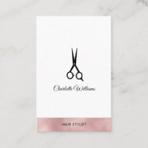 Moderne Friseur Visitenkarte