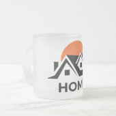 Moderne Frosted Glass Mok voor stijlvol huis (Voorkant links)