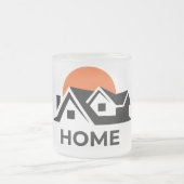 Moderne Frosted Glass Mok voor stijlvol huis (Center)