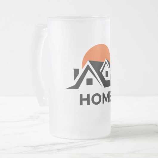 Moderne Frosted Glass Mok voor stijlvolle home dec (Voorkant links)