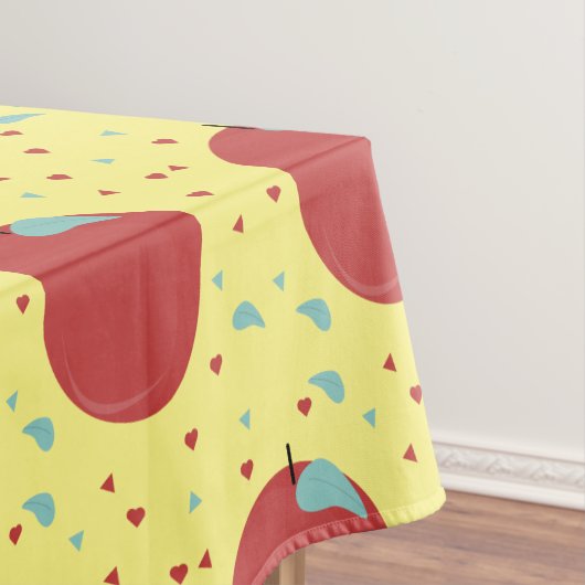 Moderne Fruit Appel Patroon Zoete Tafelkleed (Voorbeeld)