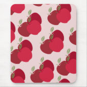 Moderne Fruit-Inspireerde Appel Muismat (Voorkant)