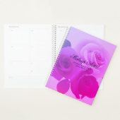 Moderne Fuchsia Bloem Make-up Artist Afspraak Planner (Display)