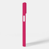 Moderne fuchsia witte script Gepersonaliseerde naa Case-Mate iPhone Case (Achterkant / Rechts)