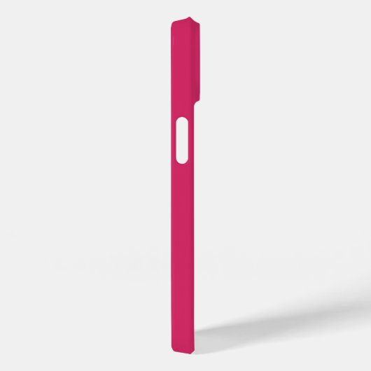 Moderne fuchsia witte script Gepersonaliseerde naa Case-Mate iPhone Case (Achterkant / Rechts)