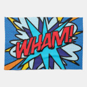 Moderne Fun Comic Book Pop Art WHAM Theedoek (Horizontaal)
