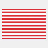 Moderne Fun Santa, Stripes & Christmas Lights Tan Inpakpapier Vel (Voorkant 2)