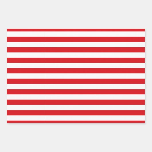 Moderne Fun Santa, Stripes & Christmas Lights Tan Inpakpapier Vel (Voorkant 2)