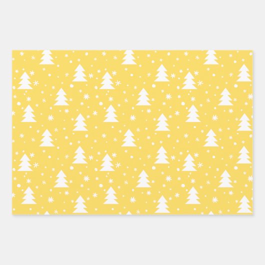 Moderne Fun Santa Stripes Kerst Patronen Blauw Inpakpapier Vel (Voorkant 2)