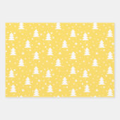 Moderne Fun Santa Stripes Kerstpatronen Limoen Inpakpapier Vel (Voorkant 2)