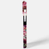 Moderne Fun Typografie bloemenachtergrond Case-Mate iPhone Case (Achterkant / Links)