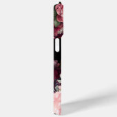 Moderne Fun Typografie bloemenachtergrond Case-Mate iPhone Case (Achterkant / Rechts)