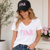 Moderne Fun Waterverf Roze T-shirt