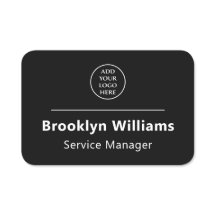 Moderne functietitel Medewerker Naam Bedrijfslogo