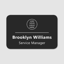 Moderne functietitel Medewerker Naam Bedrijfslogo Naamplaatje