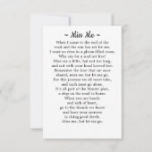 Moderne Funeral Custom 3 Photo Memorial Prayer Kaa (Achterkant)