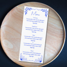 Moderne funky grillige blauwe hand getrokken boog