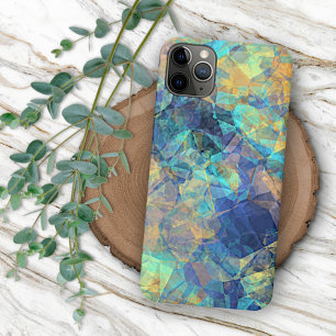 Moderne Funky Kleurrijke Polygoon Mozaïek Kunstpat Case-Mate iPhone Case