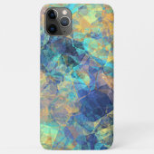 Moderne Funky Kleurrijke Polygoon Mozaïek Kunstpat Case-Mate iPhone Case (Achterkant)