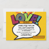 Moderne Funny Comic Strip Liefde Bruiloft Kaart (Voorkant)