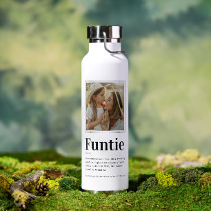 Moderne Funtie Tante Foto Waterfles