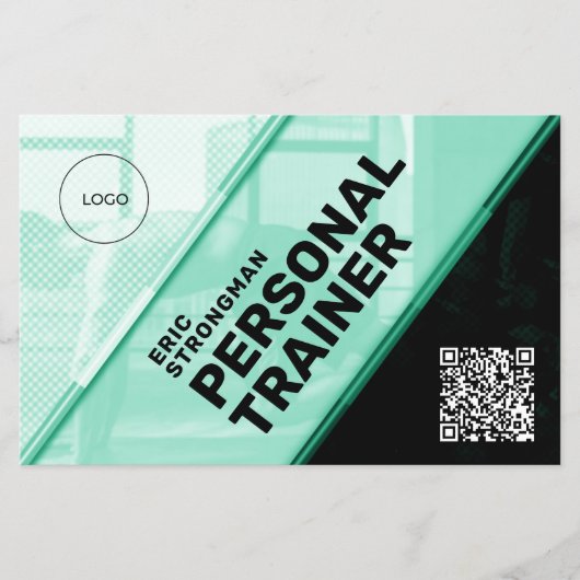 Moderne futuristische geometrische stijlgeschikthe flyer (Voorkant)