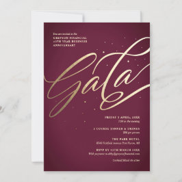 Moderne gala-uitnodiging kaart