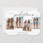 Moderne Galentine's Day fotokaart voor BFF | Beste Feestdagenkaart (Voorkant)