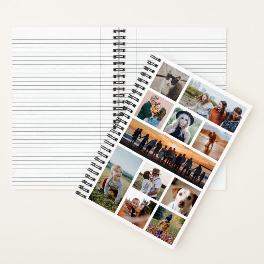 Moderne galerij Elf Foto Collage Notitieboek (Binnen)
