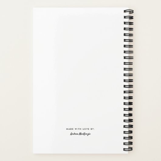 Moderne galerij Elf Foto Collage Notitieboek (Achterkant)