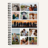 Moderne galerij Elf Foto Collage Notitieboek (Voorkant)