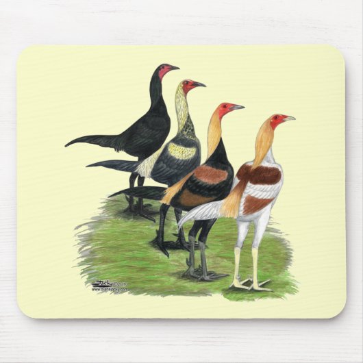 Moderne Game Hanen Muismat (Voorkant)