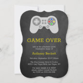 Moderne game over Bachelor Party uitnodigingen (Voorkant)