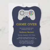 Moderne game over Bachelor Party uitnodigingen (Voorkant)