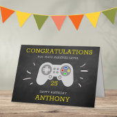 Moderne gamer elke leeftijd kaart