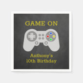 Moderne gamer elke leeftijd op aarde servet (Voorkant)