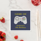 Moderne gamer elke leeftijd op aarde servet (Insitu)