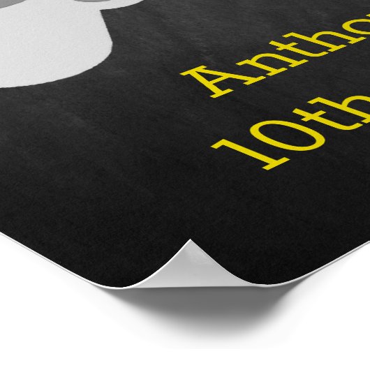 Moderne gamer Elke leeftijd Welkom Poster (Hoek)