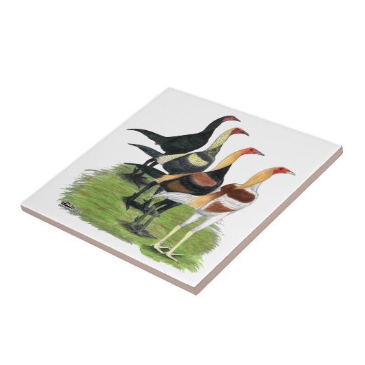 Moderne gamersposters tegeltje (Zijkant)