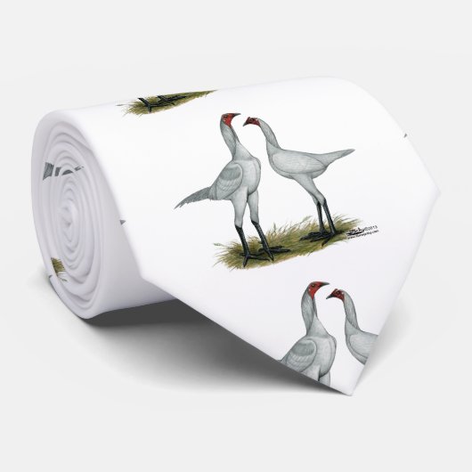 Moderne games Self Blue Stropdas (Opgerold)