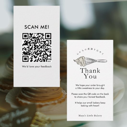 Moderne Gardeer een Review QR Code Visitekaartje