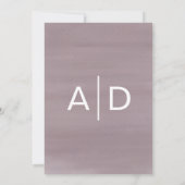 Moderne Garden Waterverf Engagement Party Kaart (Achterkant)