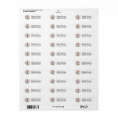 Moderne gardengereedschappen en patroonlabel etiket (Full Sheet)