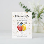 Moderne garnalenstallons Star Confetti Aankondigingskaart (Staand voorkant)