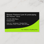 Moderne gazontuinarchitect gedurfde Visitekaartjes (Voorkant)