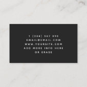 Moderne gazonverzorging Cactus Succulent Logo Visitekaartje (Achterkant)