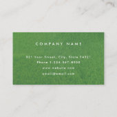 Moderne gazonverzorging Eenvoudig landschap maaien Visitekaartje (Achterkant)